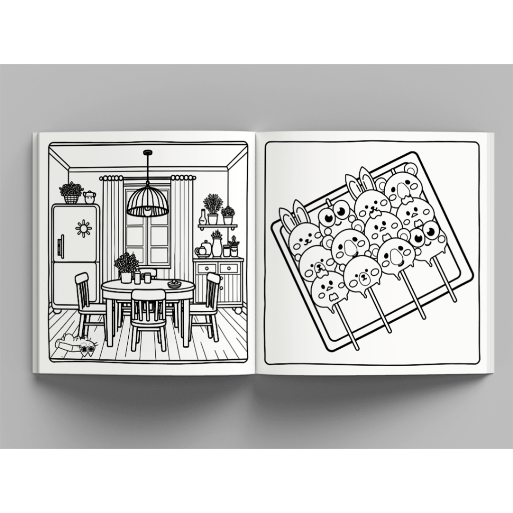Cute & Cute - Coloring Book for Adults