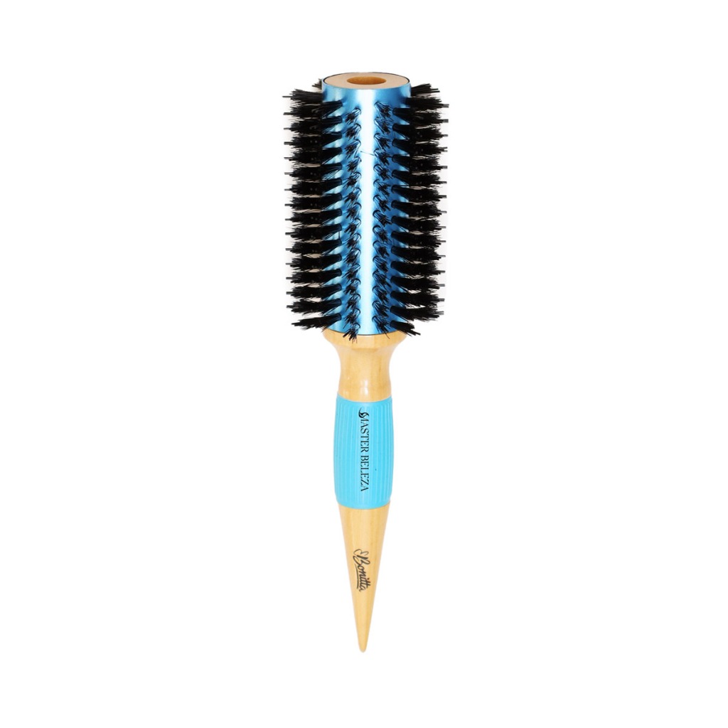 Escova Profissional Thermal Metallic Pro Wood 64mm Azul