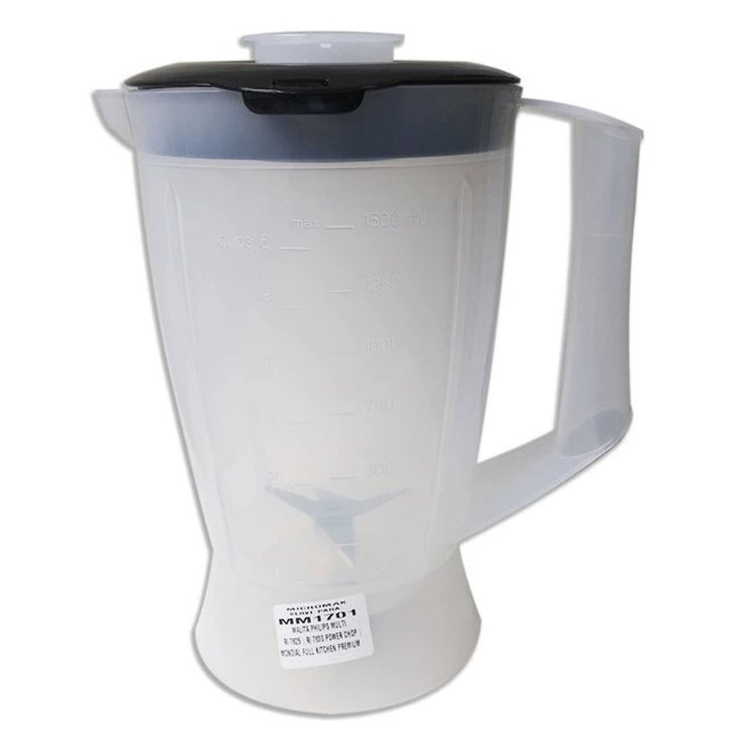 COPO WALITA PHILIPS MULTIPROCESSADOR RI 7625/RI 7630 TRANSLUCIDO - TAMPA PRETA mm1701