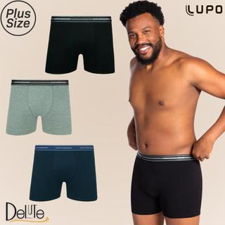Cueca Basic Lupo Boxer Box Original Plus Size Até O 64 De Algodão Tamanho XG XXG XXXG em Oferta na Shopee