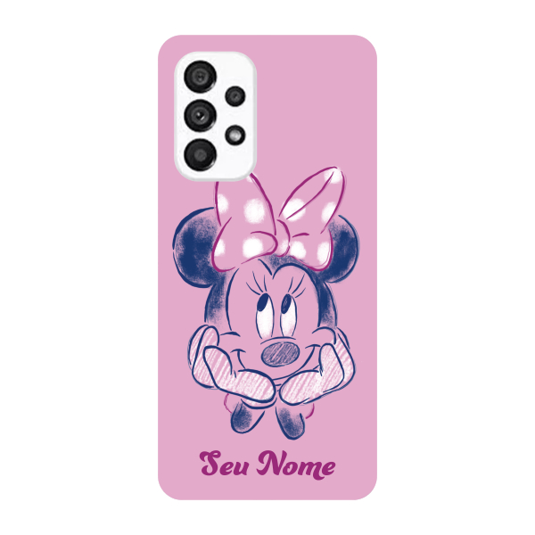 Capinha para Samsung A53 5G Anti Impacto Personalizada - Minnie - Miney com nome