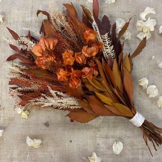 Buquê Flores Desidratadas Rustico Terracota Presente