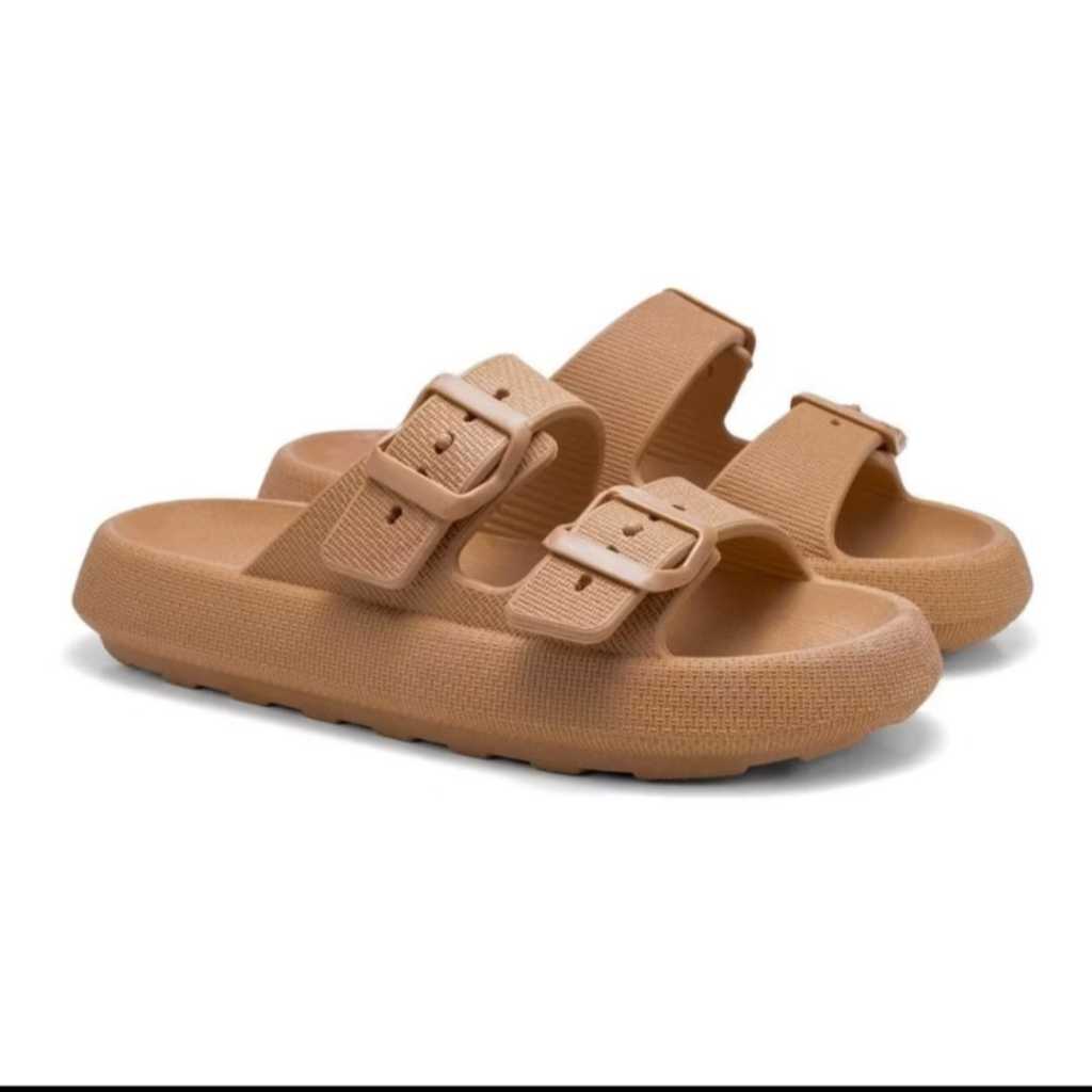 Chinelos Papete Nuvem Feminino Slide Tira Dupla Casual em Oferta na Shopee