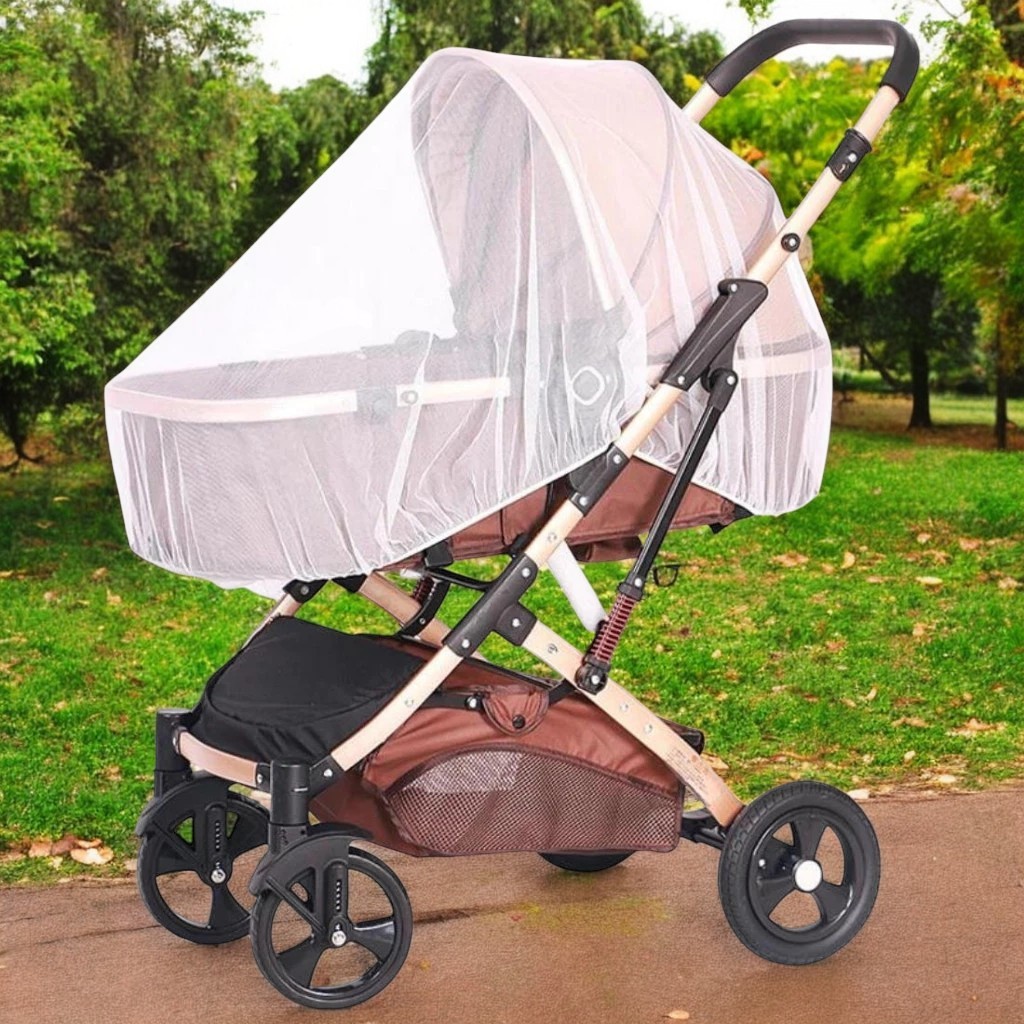 Mosquiteiro de Carrinho e Bebê Conforto Branco