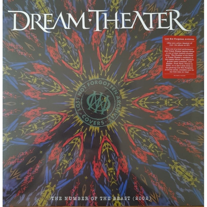 Dream Theater-The Number Of The Beast (2002)-lp importado-LACRADO-vinil