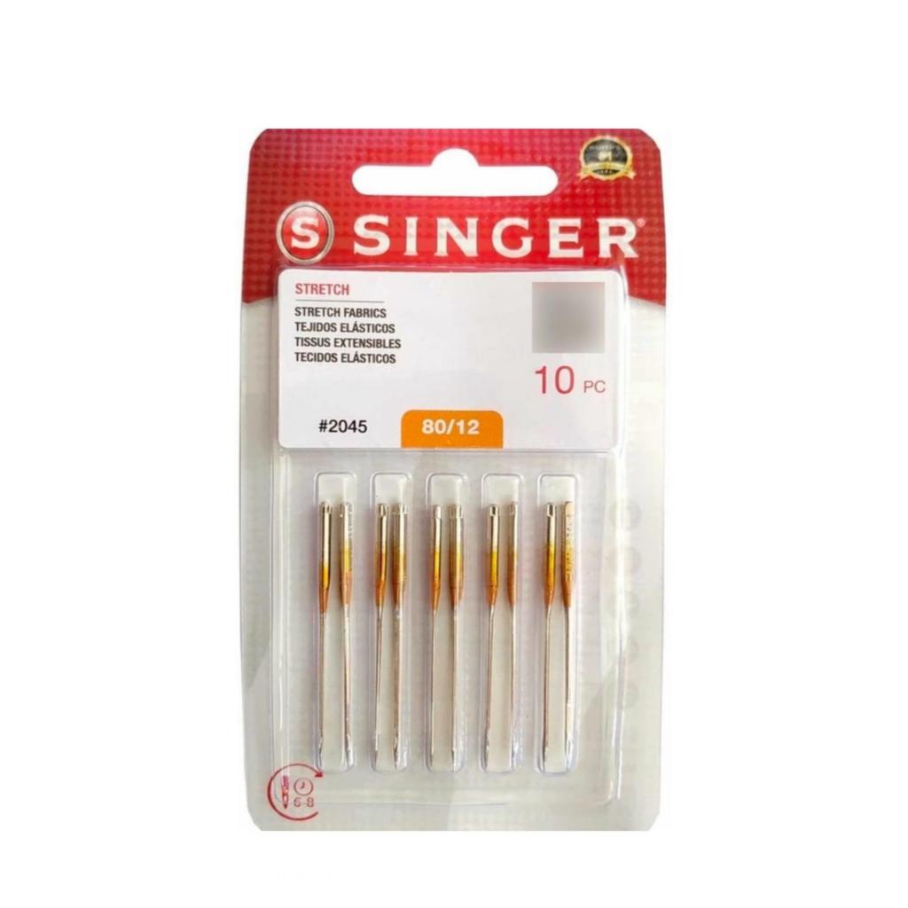 Agulha Singer Ponta Bola Original Máquina Doméstica #2045 em Oferta na Shopee
