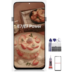 Tela Frontal Touch Display Compativel E7 / E7 Power Xt2097 Xt2095 Sem Aro / Com Aro