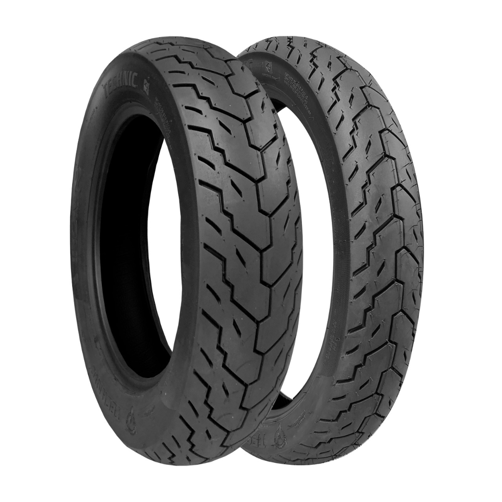 Par Pneu 100/90-19 e 170/80-15 Dragstar Shadow 600 Technic Iron