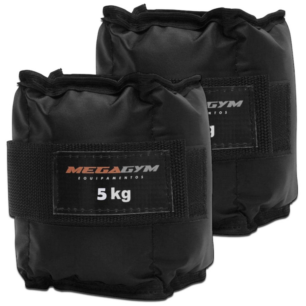 Caneleira De Peso Tornozeleira 5kg Musculação Ginastica Exercícios Treino Profissional Academia em Oferta na Shopee