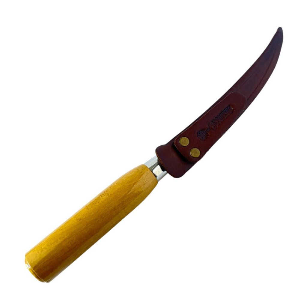 Faca Inox Coqueiro Fileteira com Bainha