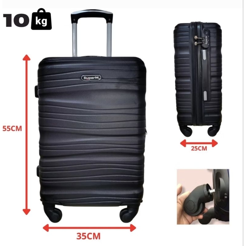 Mala de Bordo 10kg , 12kg Viagem Material ABS, Rodinhas 360