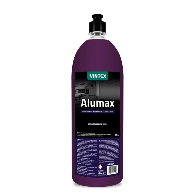 Limpa Alumínio Alumax Roda Baú Caminhão Vintex 1,5l Vonixx