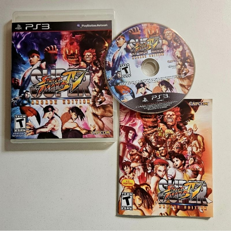 Jogo Super Street Fighter IV arcade Edition ps3 original midia física seminovo