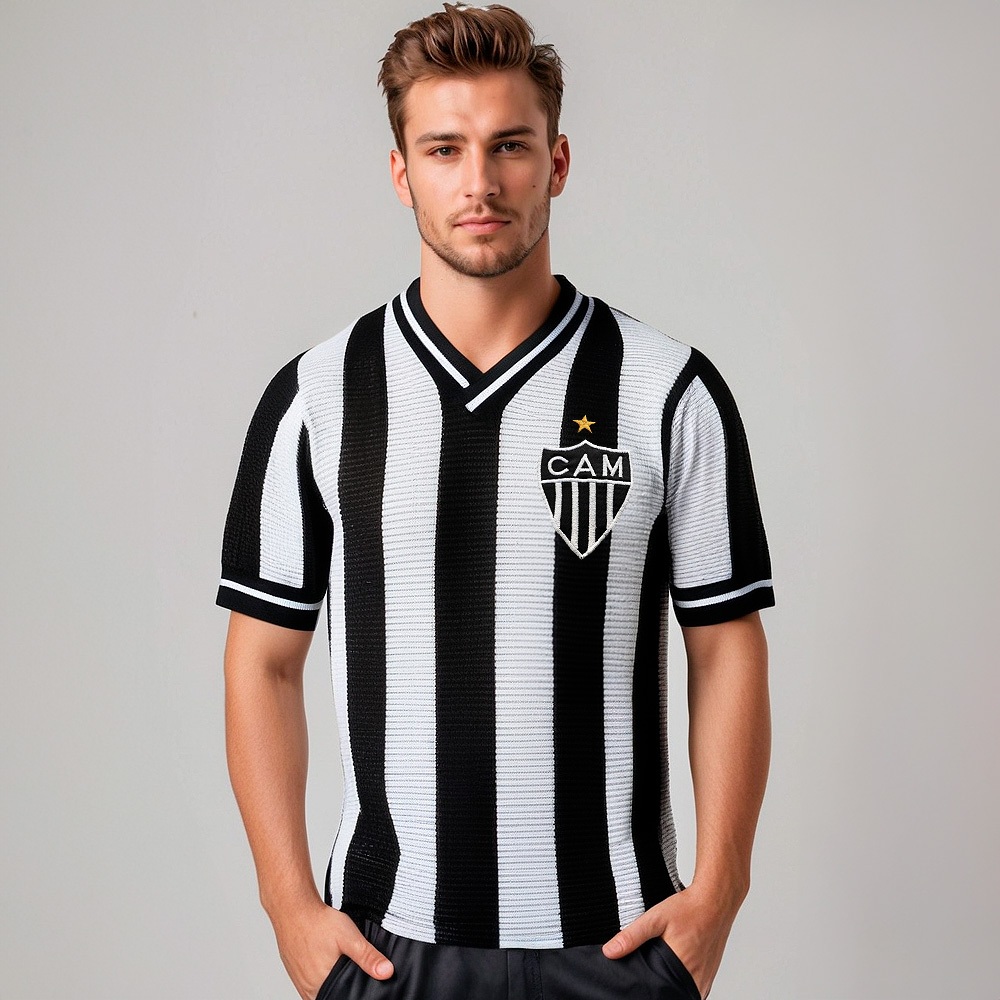 Camisa Atlético Mineiro Retrô 1980 Masculina Oficial em Oferta na Shopee