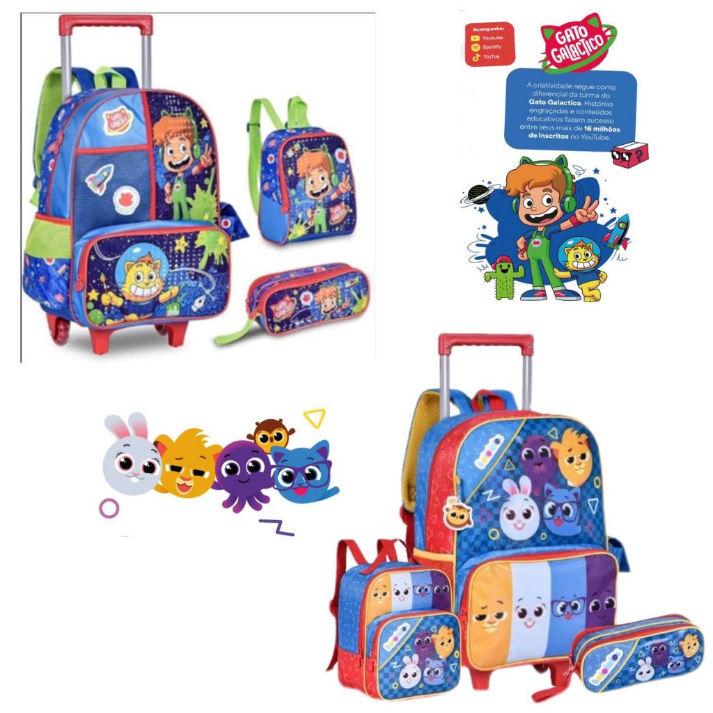 Mochila com Rodinha Bolofofos: Onde Comprar | BuscaProdutos