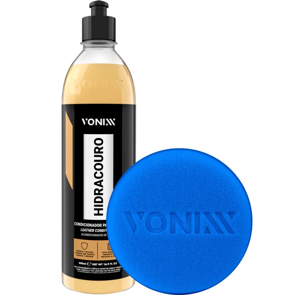 Hidracouro Hidratante para Couro Automotivo + Aplicador Vonixx em Oferta na Shopee