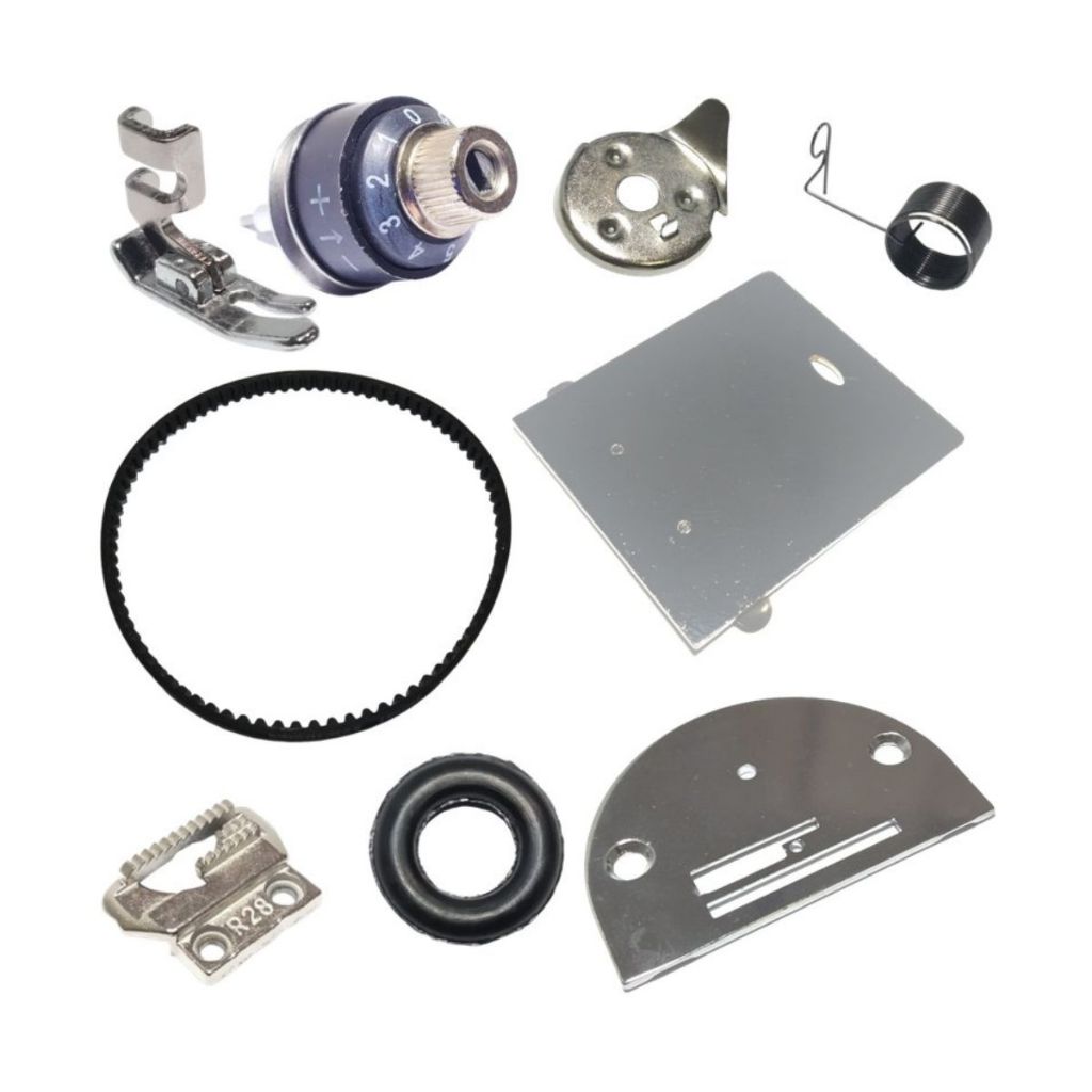 Kit Calcador Sapata Tensor Mola Chapa Dente Guia Correia Elgin Singer 15C