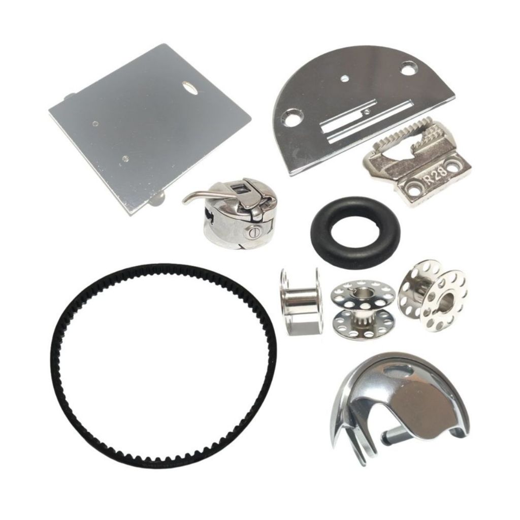 Kit Dente Chapa Lançadeira Caixa Bobina Correia Elgin Vigorelli