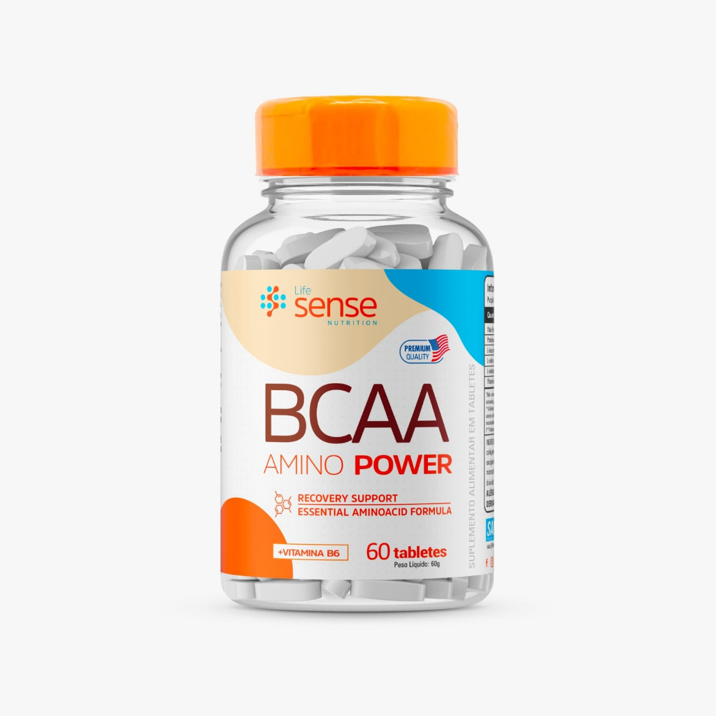 Bcaa 1.200mg - 60 Tabletes - Life Sense Nutrition