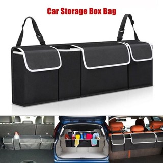 Organizador De Armazenamento De Carga Dobrável Para Porta-Malas De Carro/Alças De Fixação Ajustáveis Com Vários Comparti em Oferta na Shopee