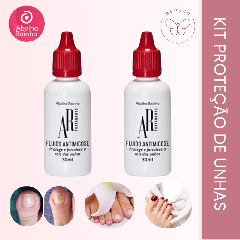 kit 2 Fluido Anti Micose AR Tratamento Abelha Rainha em Oferta na Shopee