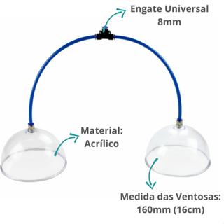 Ventosas Glúteos Acrilico Pump Up Lifting Vacuoterapia 16cm Alta Qualidade em Oferta na Shopee