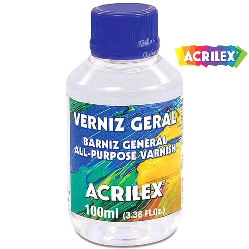 Verniz Geral Acrilex Incolor 100 ml em Oferta na Shopee