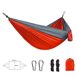 Rede para Casal com Capacidade Máxima de 300kg - Nylon 210T - Ideal para Lazer, Camping e Aventura na Selva
