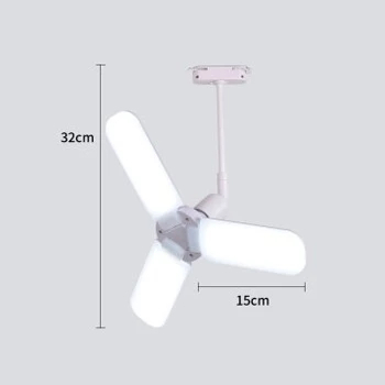 Lâmpada Led 110v e 220v Pétalas Dobrável Ajustável 28W Forte Decoração Pronta Entrega