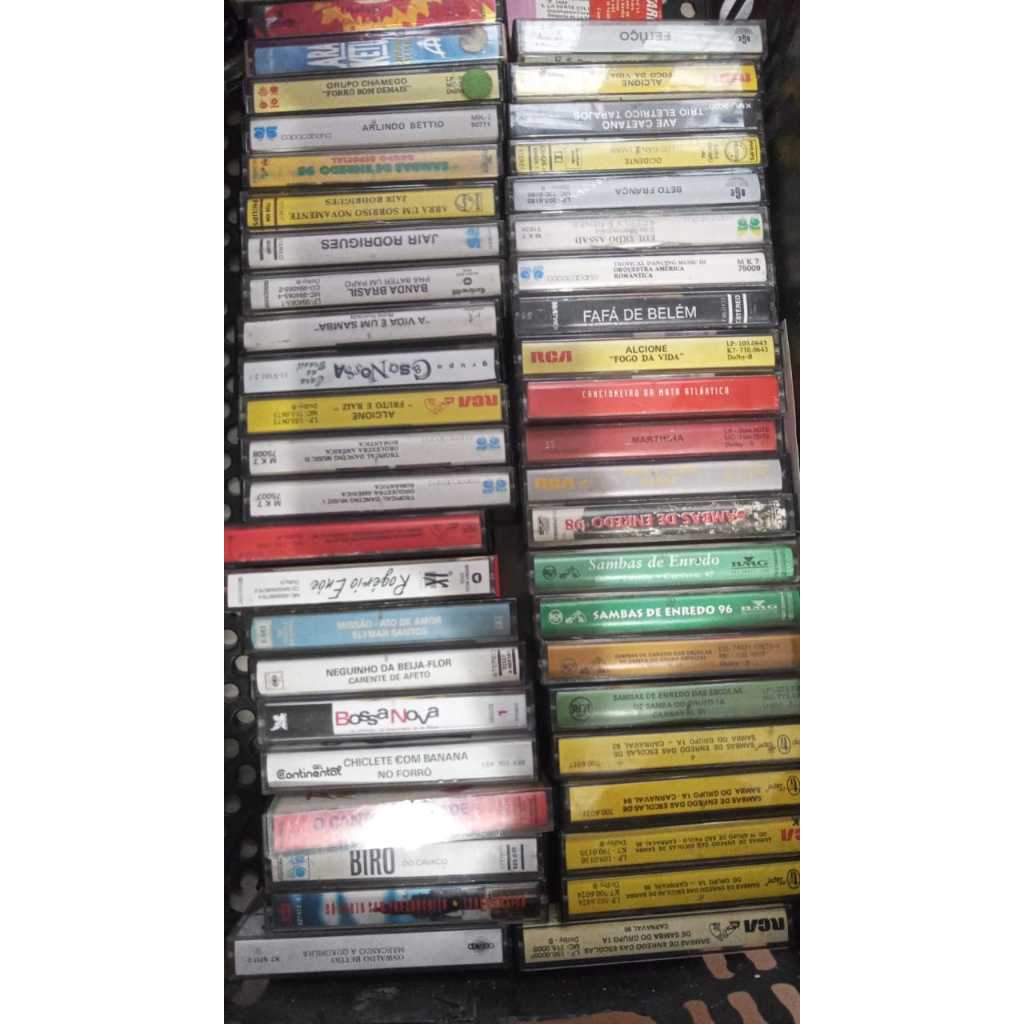 Fitas K7 Samba Pagode Mpb Axé Forro E outros