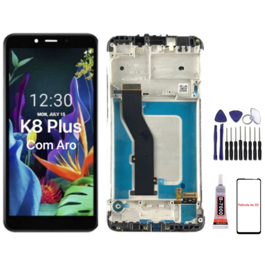 Tela Frontal Touch Display Lcd Modulo LG K8 Plus K8+ Lm-x120bmw X210 Original