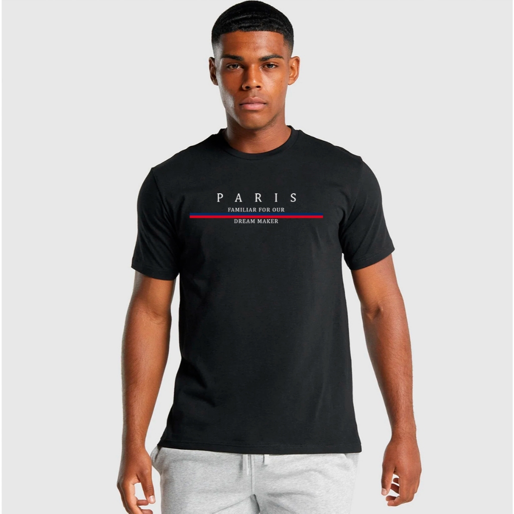 CAMISA ESTAMPA PARIS MASCULINO OVERSIZED 100%ALGODÃO STREETWEAR CONFORTÁVEL DIA A DIA FESTAS LAZER.,