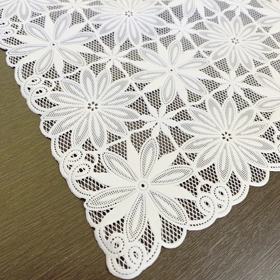 Kit com 3 Toalhas de Geladeira PVC Renda Lavável 53x35cm Tem Aqui em Oferta na Shopee