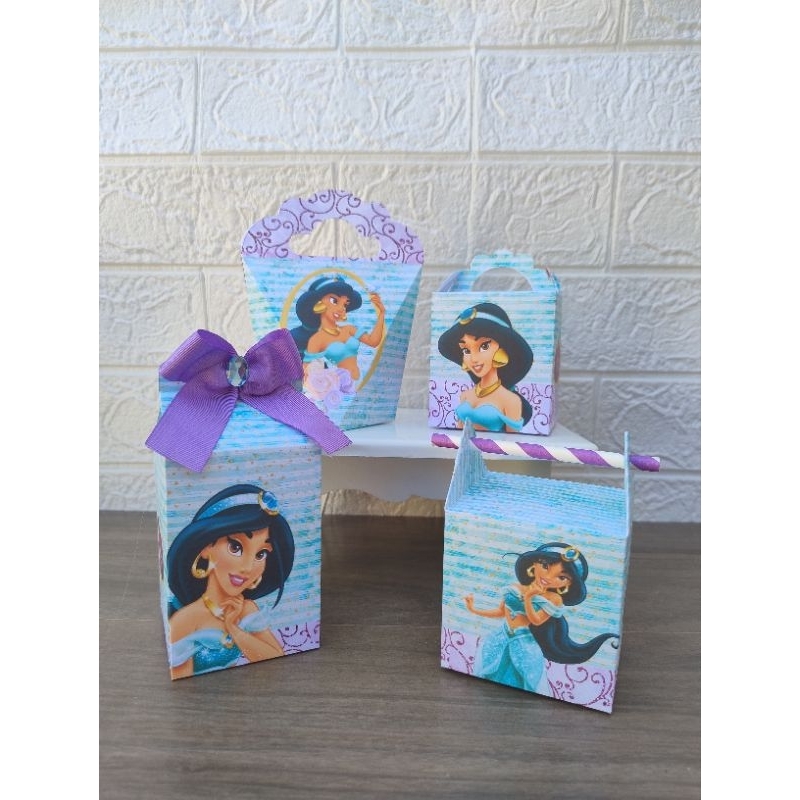 Personalizados  Princesa Jasmine caixinhas lembrancinhas para festa de Aniversário