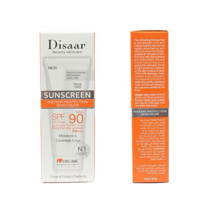 Disaar Creme Protetor Solar Facial Spf Max 90 E Leo Spf90 + + 40g