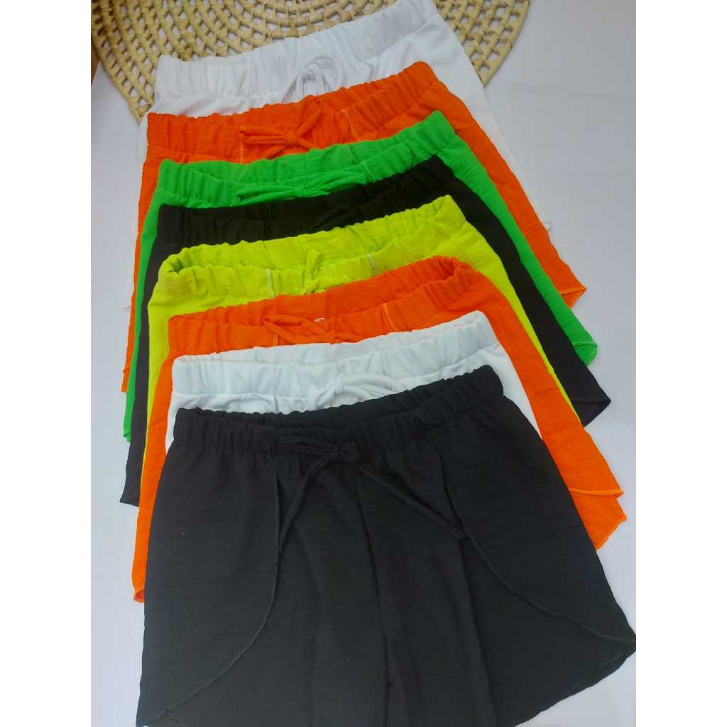 Short | Shorts | Short Infantil Menina | Short Infantil | Short de Praia | Short Saída de Praia | Short Soltinho