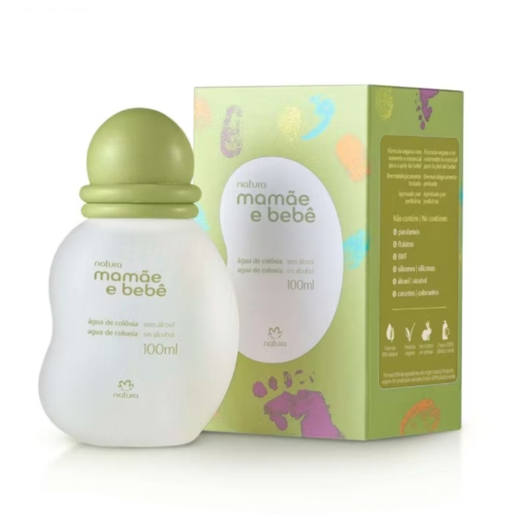 Natura Mamãe e Bebê Colônia tradicional 100ml original