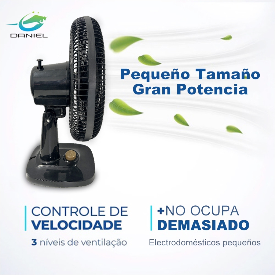 Ventilador de mesa ventilador elétrico de ar condicionado resfriador refrigerador de mesa ventilador portátil de 6 pás