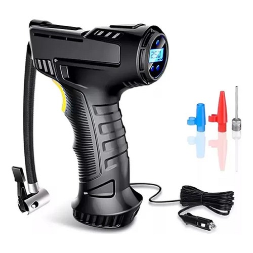 Compressor De Ar Portátil Calibrador Inflador Digital Bomba De Ar Para Encher Pneu Carro Bike Moto