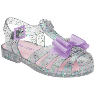 Sandália Infantil Arco Iris Baby Gliter Colorido Laço Lilas em Oferta na Shopee