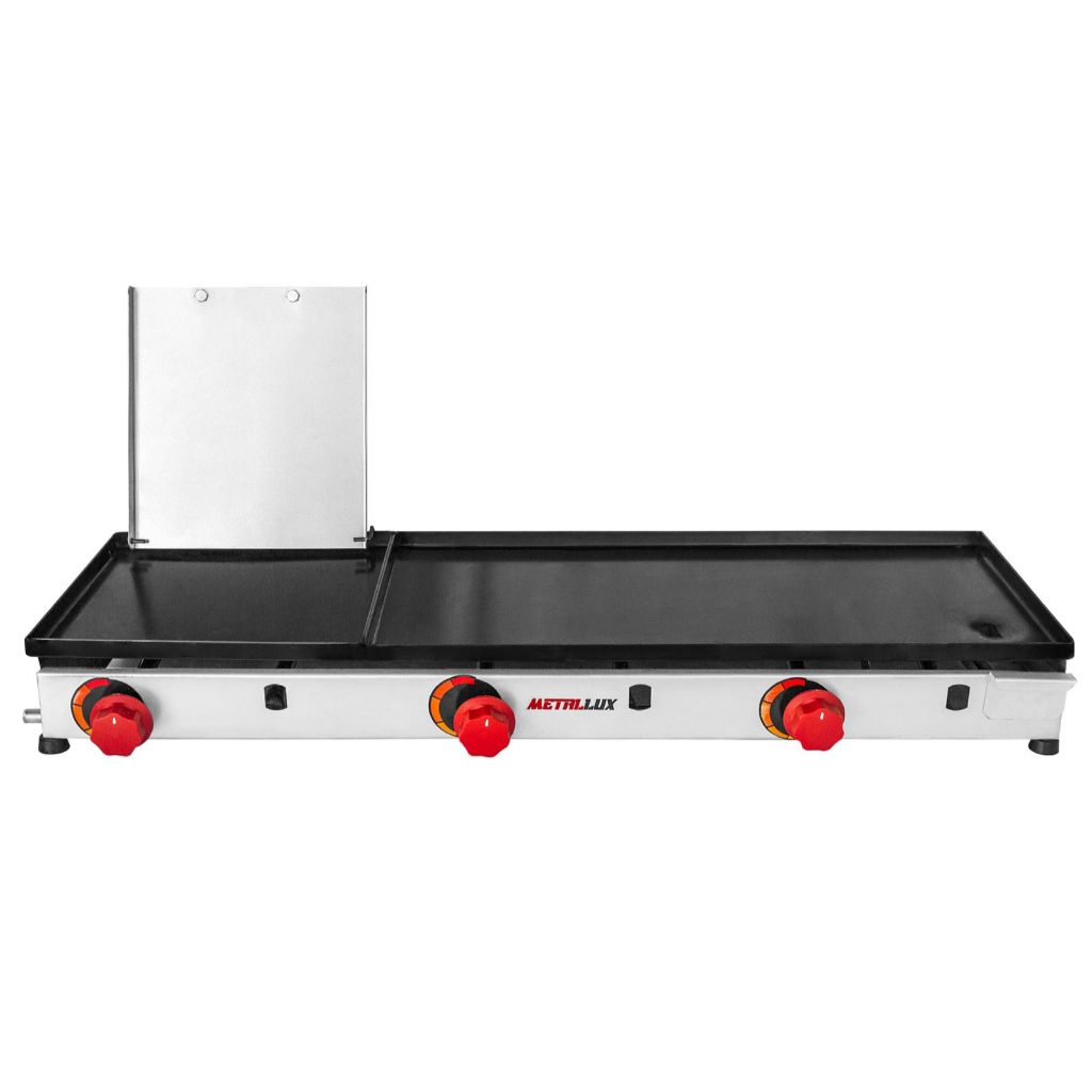 Chapa Chapeira Lanche Hamburguer Bife 90x30 C/ Prensa Premium em Oferta na Shopee