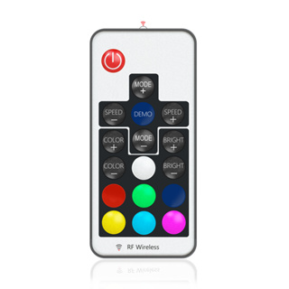 CONTROLE REMOTO RF17 PARA CONTROLADORES DE LED RGB E CONTROLADORES DE FAN em Oferta na Shopee