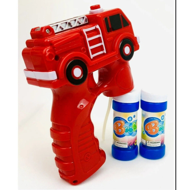 Lança Bolhas De Sabão Pistola Lançador Bolhas Refil Inmetro CARRO bombeiro