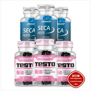 KIt 3x Testo Feminy, 60 cáps (ZMA + BORO) + Termogenico sem Cafeina (Carnitina, Cromo, Triptofano) em Oferta na Shopee