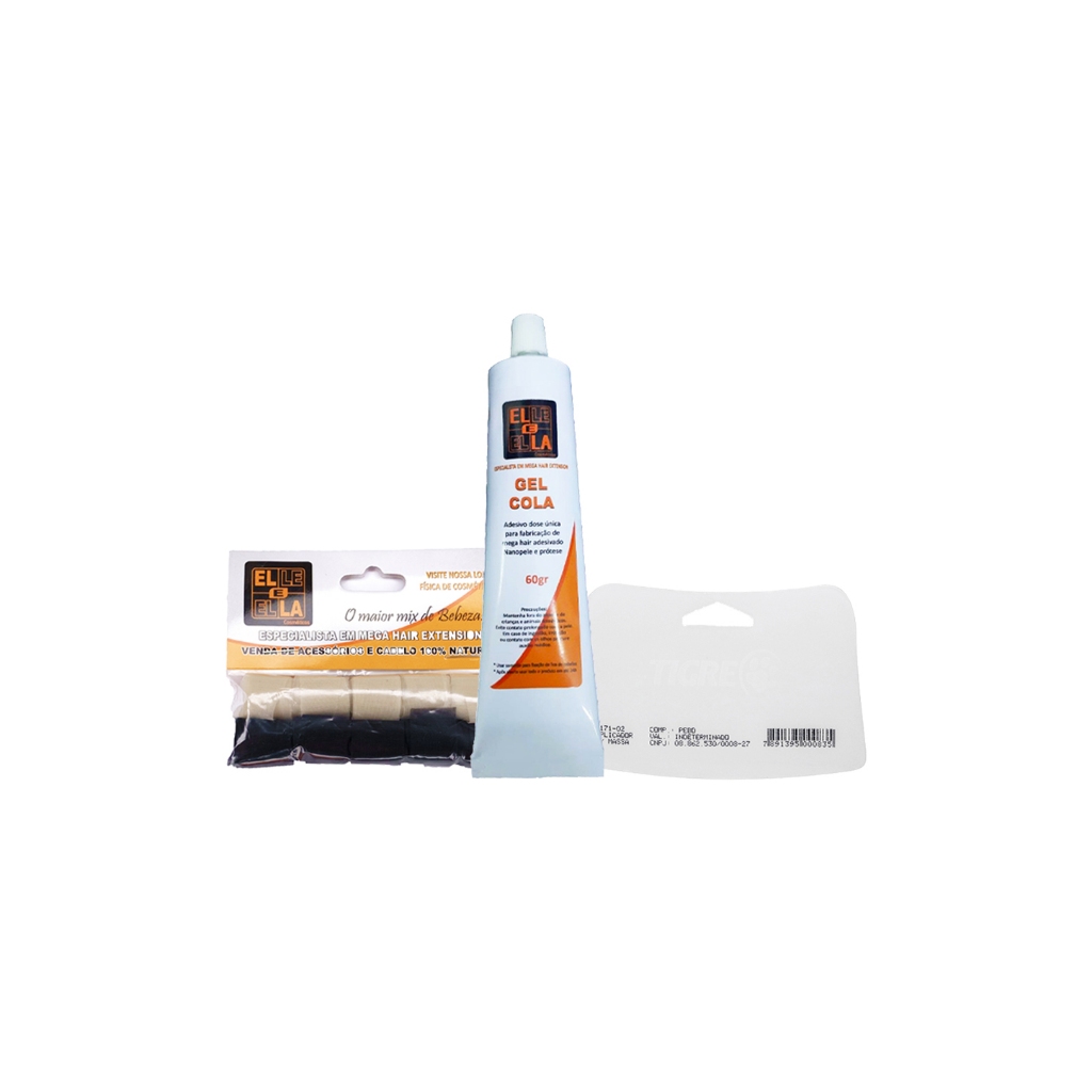 KIt Gel cola 60g + Nano Extension + Espátula em Oferta na Shopee