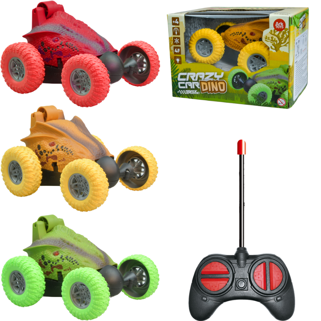 Carrinho De Controle Remoto Colorido Gira 360 Maluco Criança