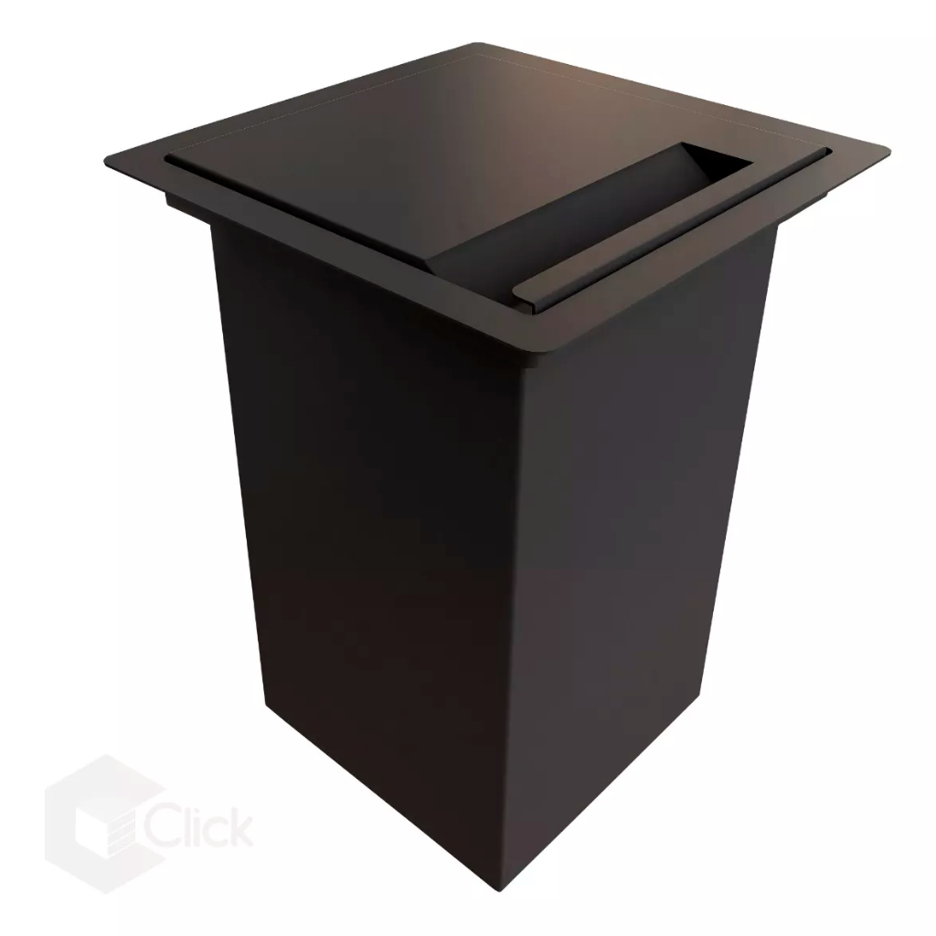 Lixeira de Embutir Inox para pia gourmet - 5L em Oferta na Shopee