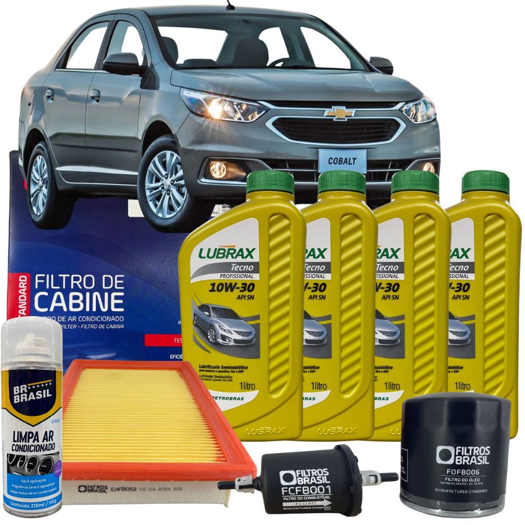 Troca De Oleo Gm Cobalt Ate 2016 Lubrax 15w40 em Oferta na Shopee