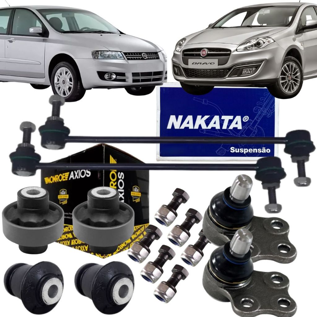 Buchas Balança Bandeja Pivô Bieleta - Fiat Stilo Bravo em Oferta na Shopee