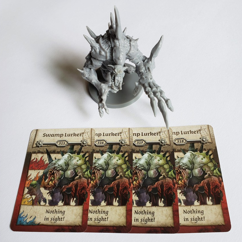 Swamp Lurker (Espreitador de Pântanos) - Abomination | Abominação - Zombicide Black Plague / Green Horde Ks